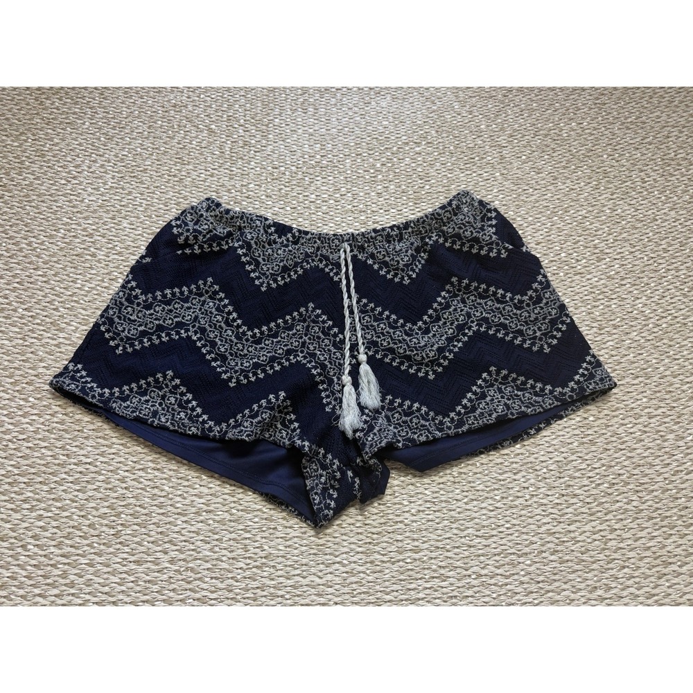 vintage xhilaration Textured Y2K Beachy Nautical Boho Shorts Coastal Large